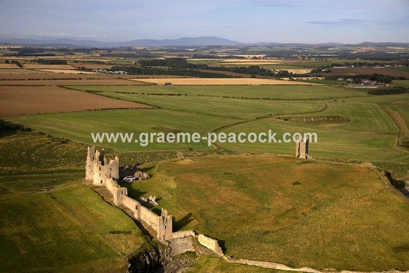 Aerial View of Dunstanburgh Castle, Embleton, Northumberland