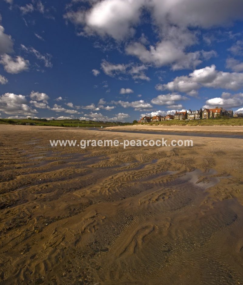 Alnmouth harbour and village,  Alnmouth,  Northumberland